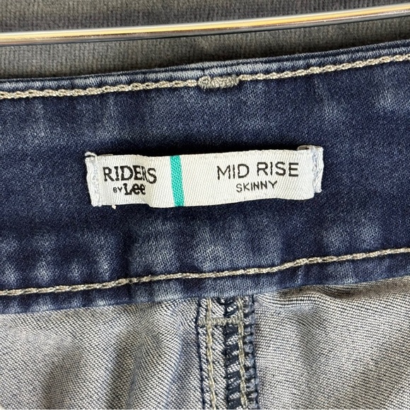 Lee 12P Blue Ankle Cropped Skinny Fit Jeans - Picture 3 of 8